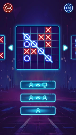 Gameplay screenshot 2 from OX Game - XOXO · Tic Tac Toe - Board game